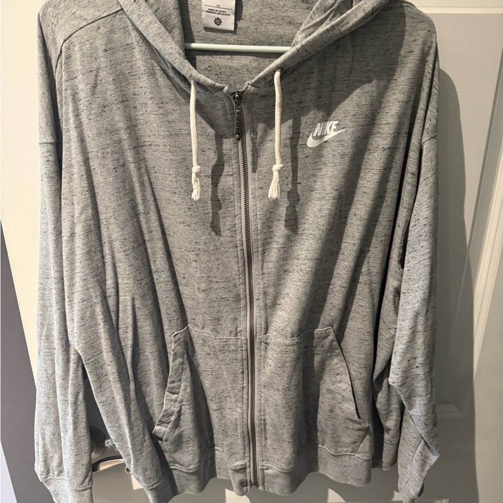Nike Heather Gray Hoodie 2X